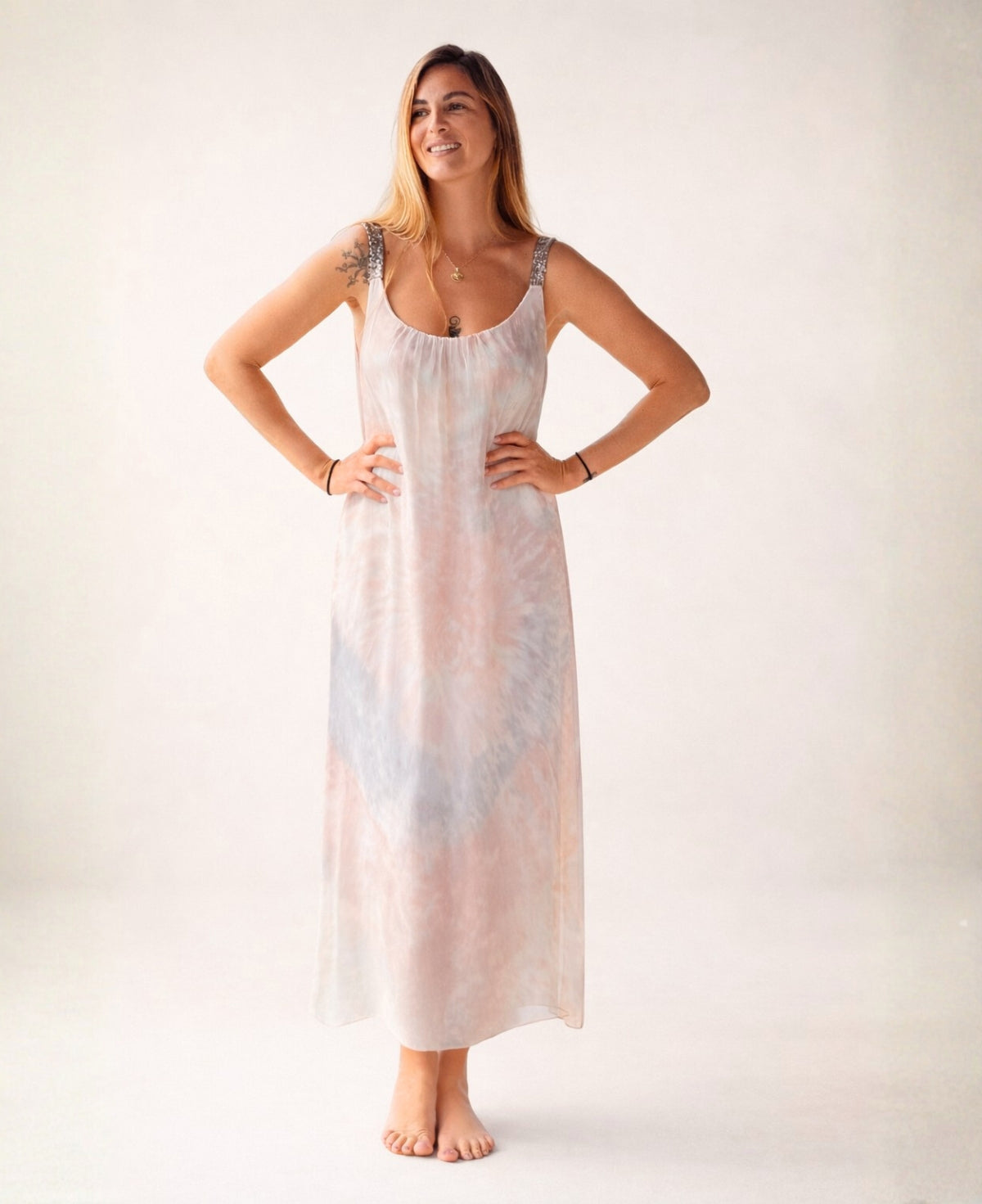 Clover Silk Dress