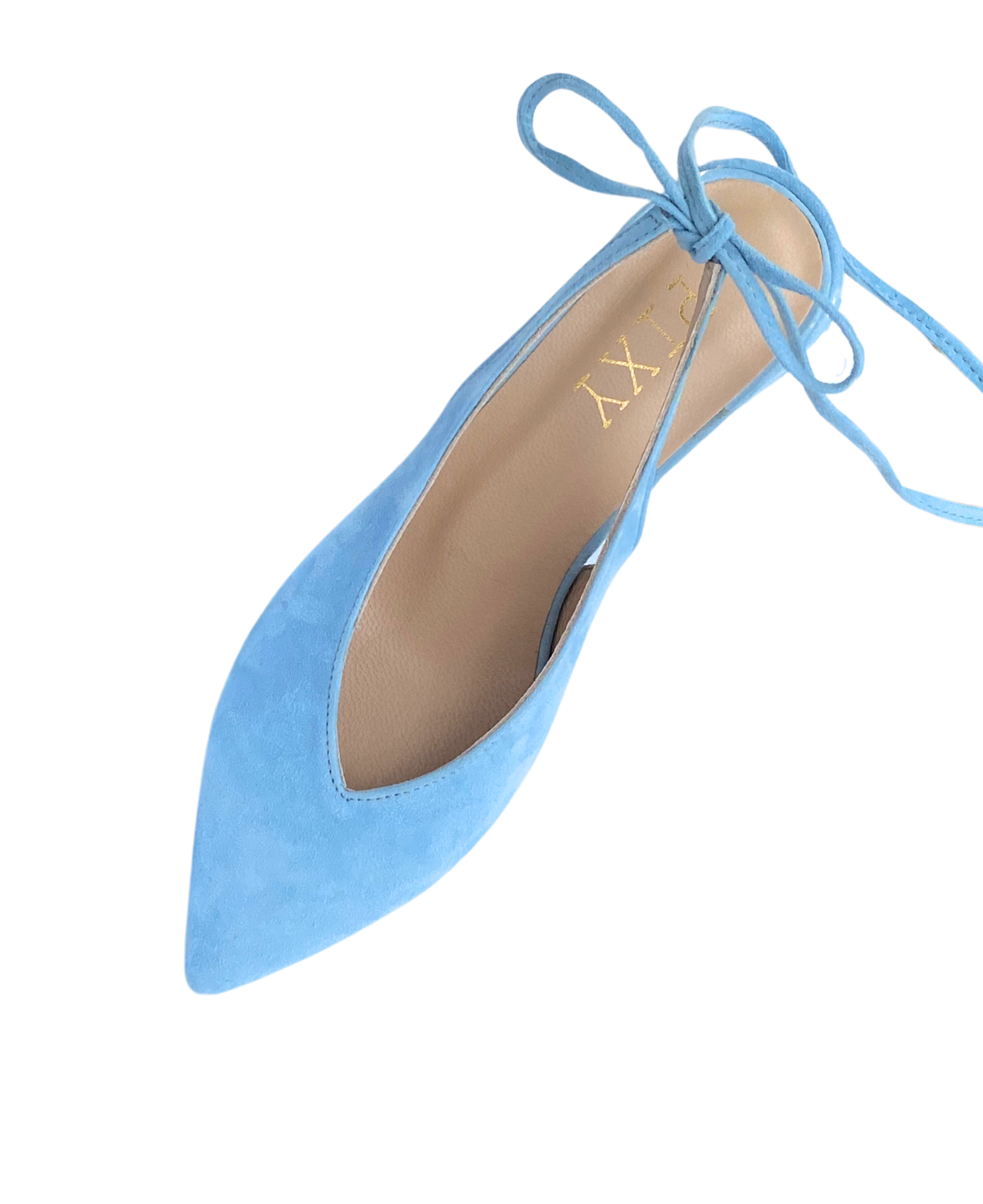 PIXY Princess Suede heel - Mavi Blue - Jenny Jazz