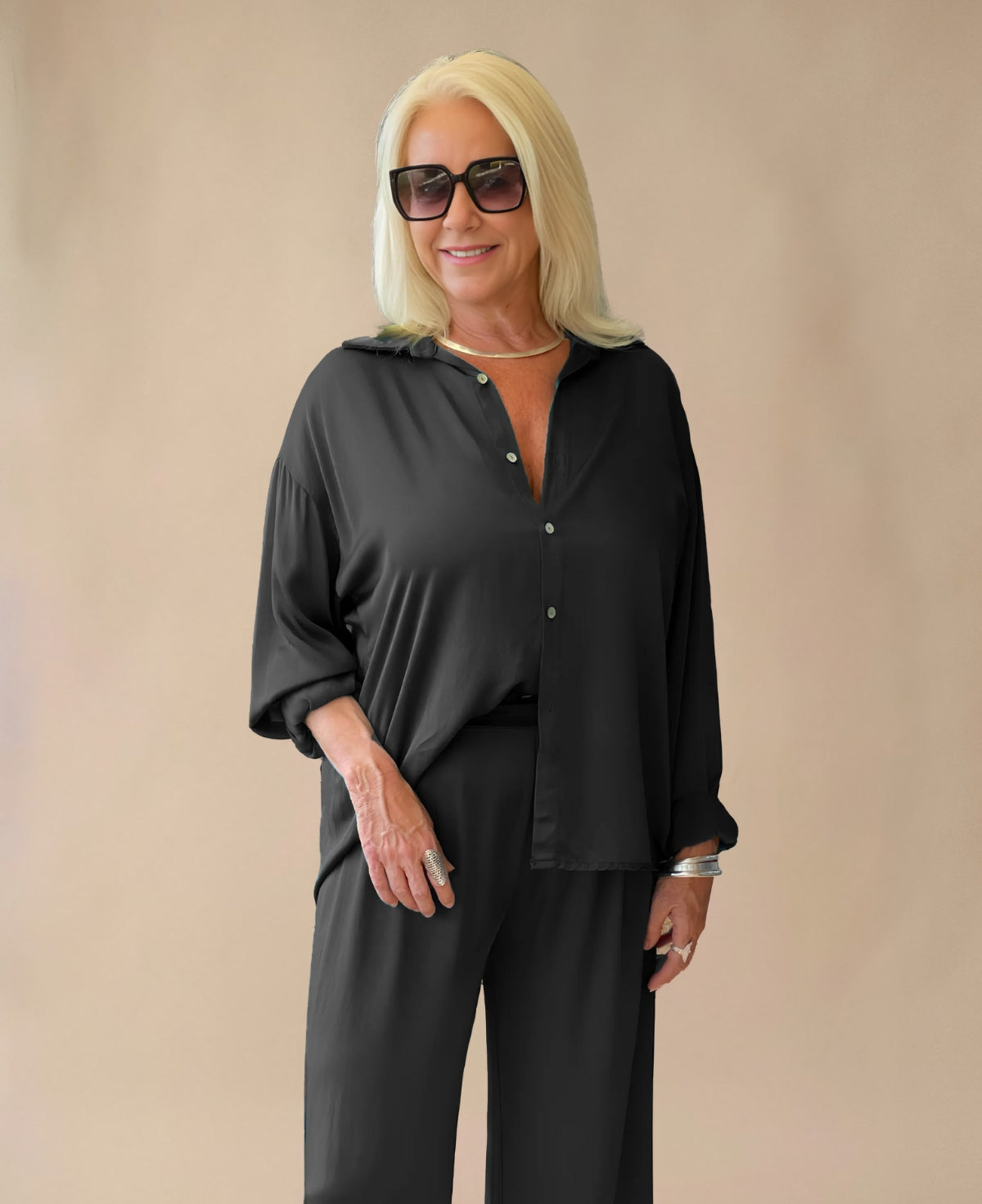 Augusta Satin Shirt