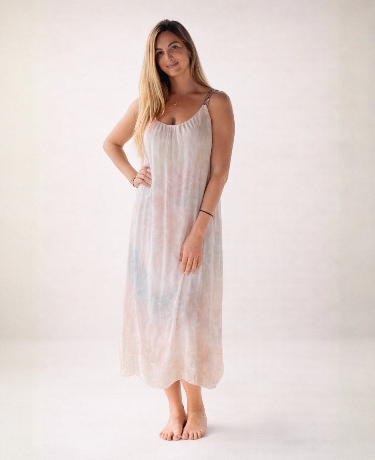 Clover Silk Dress