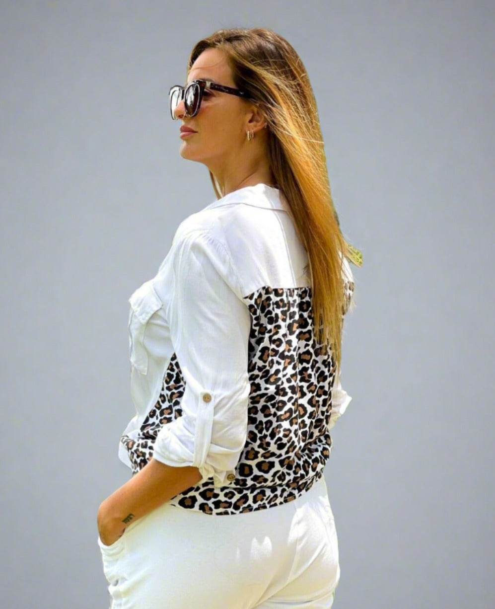Sheeba Animal Print Shirt