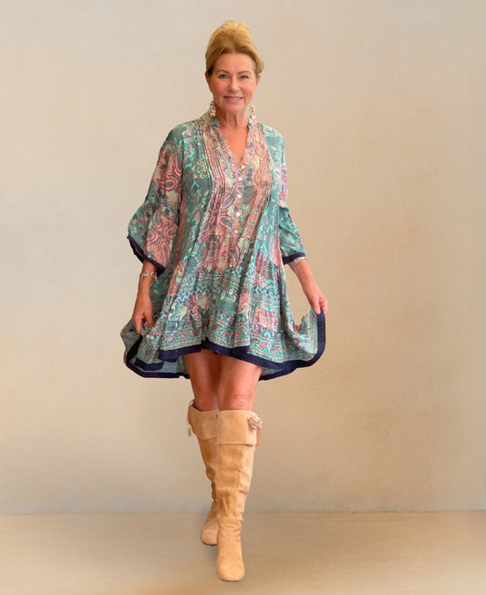 Shivani Swing Silk Dress