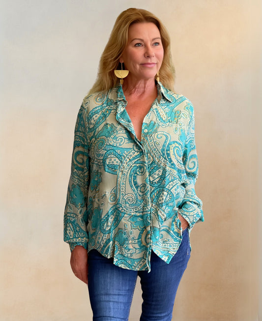 Lotus Silk Shirt