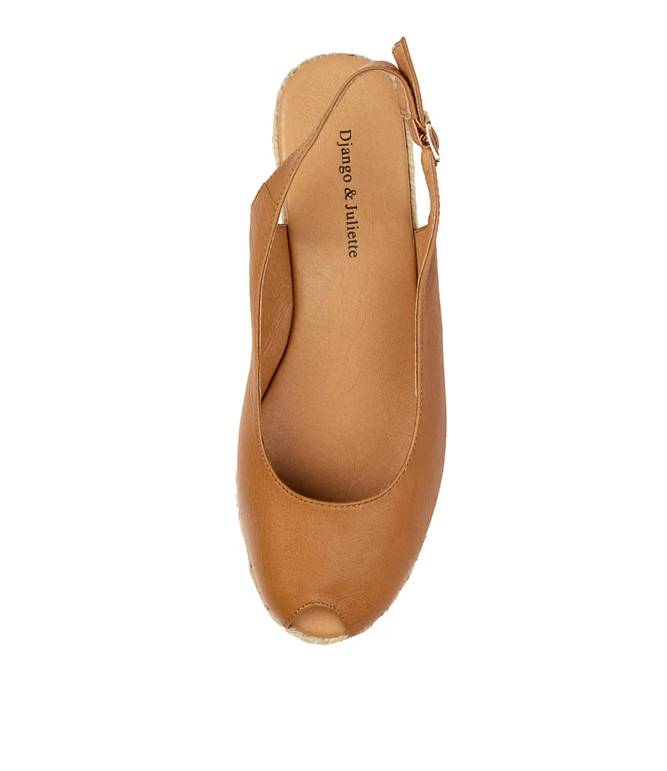 Front-facing view of the SANIARLY espadrille sandals, featuring a chic peep-toe and breathable leather upper.