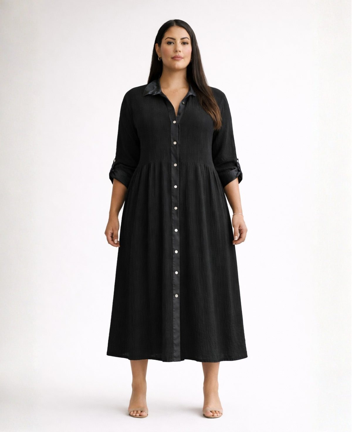 Roxberry Curvy Fit Shirt Dress