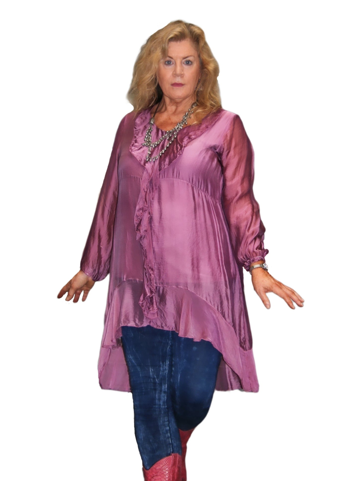 GABRIELLA SILK TOP - Jenny Jazz 